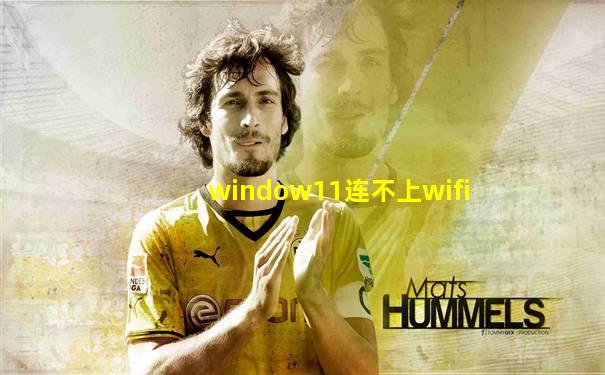 window11连不上wifi