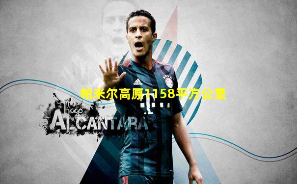 帕米尔高原1158平方公里