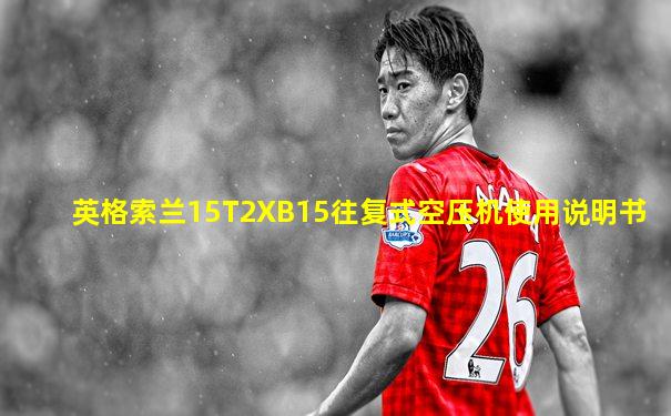 英格索兰15T2XB15往复式空压机使用说明书