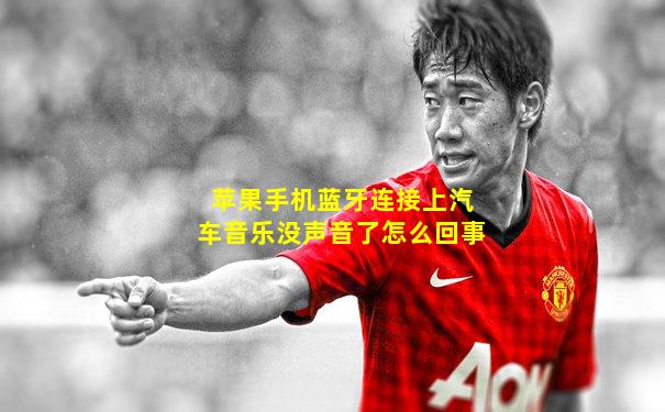 苹果手机蓝牙连接上汽车音乐没声音了怎么回事